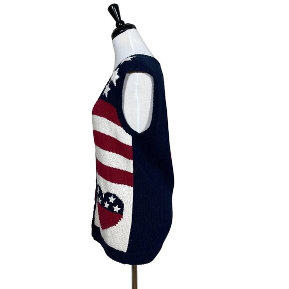 Vintage SZ S Marisa Christina Hand Knitted Sweater Vest - Picture 4 of 7